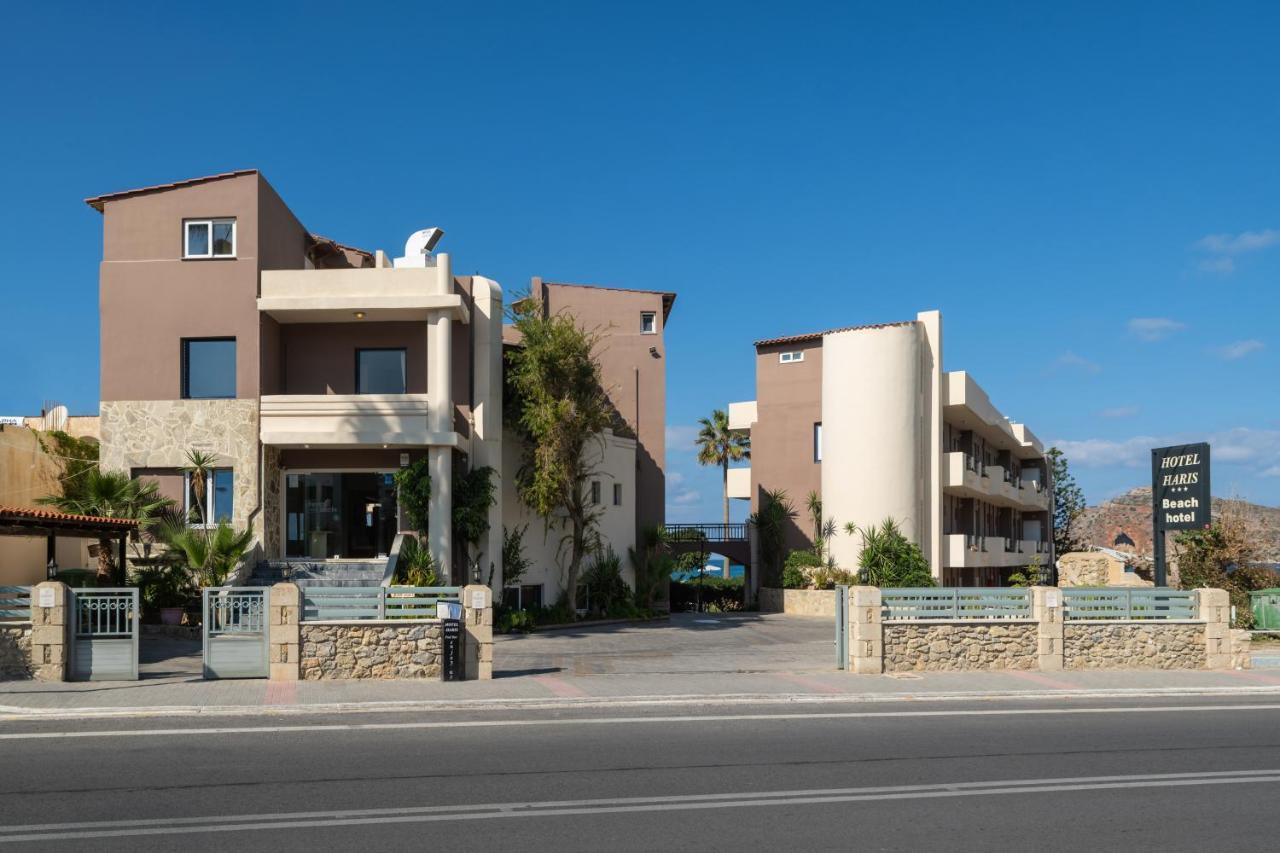 Hotel Haris On The Beach Agia Marina  ภายนอก รูปภาพ