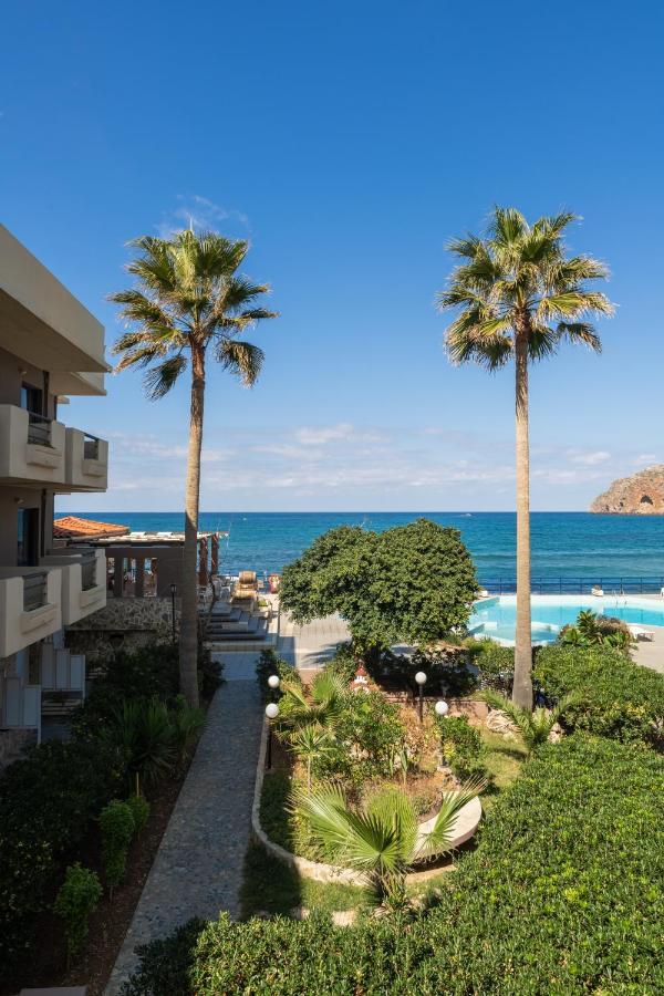 Hotel Haris On The Beach Agia Marina  ภายนอก รูปภาพ