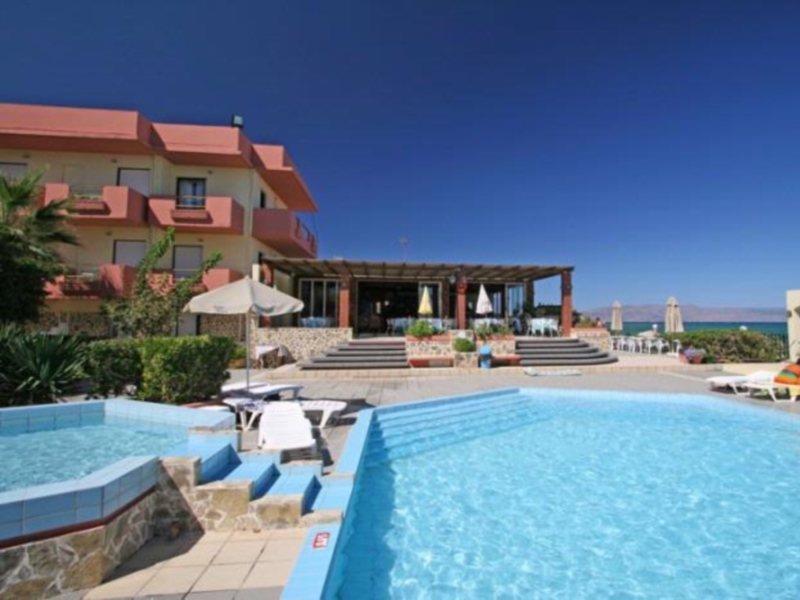 Hotel Haris On The Beach Agia Marina  ภายนอก รูปภาพ